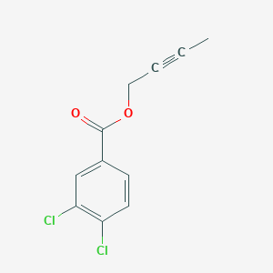 molecular formula C11H8Cl2O2 B14542648 But-2-yn-1-yl 3,4-dichlorobenzoate CAS No. 61898-69-9