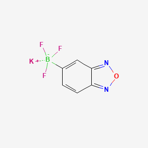 molecular formula C6H3BF3KN2O B1454265 Potassium benzofurazan-5-trifluoroborate CAS No. 1225608-24-1