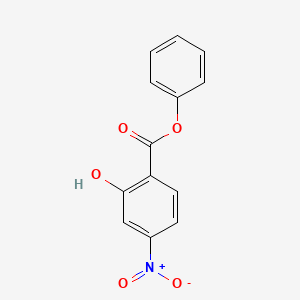 molecular formula C13H9NO5 B14542714 Phenyl 2-hydroxy-4-nitrobenzoate CAS No. 62350-74-7