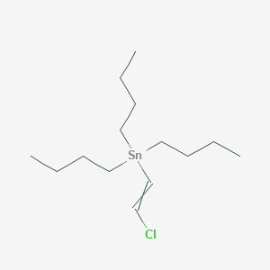molecular formula C14H29ClSn B14542792 Tributyl(2-chloroethenyl)stannane CAS No. 62147-74-4