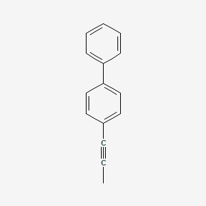 molecular formula C15H12 B14542862 4-(1-Propynyl) Biphenyl CAS No. 61948-01-4
