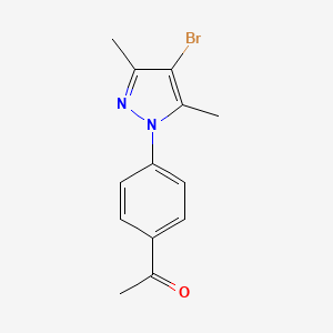 1-(4-Acetylphenyl)-4-bromo-3,5-dimethylpyrazole