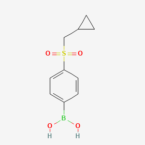 4-(Cyclopropylmethylsulfonyl)phenylboronic acid