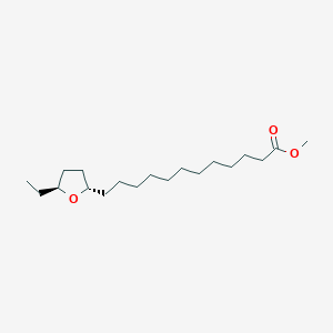 molecular formula C19H36O3 B14542982 Methyl 12-[(2S,5S)-5-ethyloxolan-2-yl]dodecanoate CAS No. 62136-68-9