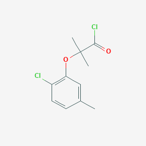 2-(2-Chloro-5-methylphenoxy)-2-methylpropanoyl chloride