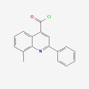 8-Methyl-2-phenylquinoline-4-carbonyl chloride