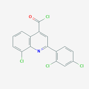 8-Chloro-2-(2,4-dichlorophenyl)quinoline-4-carbonyl chloride