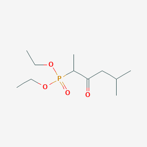 molecular formula C11H23O4P B14543079 Diethyl (5-methyl-3-oxohexan-2-yl)phosphonate CAS No. 62269-23-2