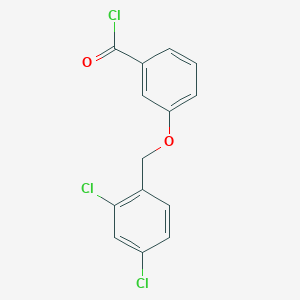 3-[(2,4-Dichlorobenzyl)oxy]benzoyl chloride