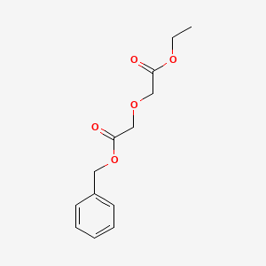 molecular formula C13H16O5 B14543085 Benzyl ethyl 2,2'-oxydiacetate CAS No. 62004-91-5