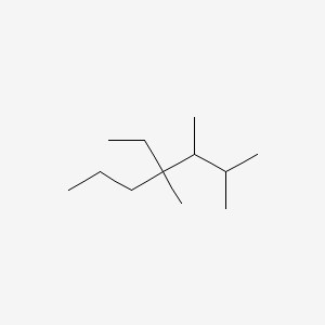 molecular formula C12H26 B14543194 4-Ethyl-2,3,4-trimethylheptane CAS No. 62198-55-4