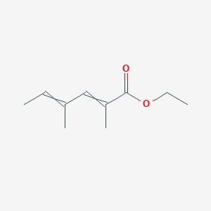 molecular formula C10H16O2 B14543251 Ethyl 2,4-dimethylhexa-2,4-dienoate CAS No. 62332-68-7