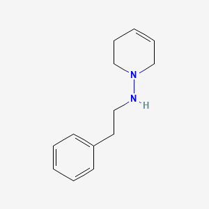 molecular formula C13H18N2 B14543367 N-(2-Phenylethyl)-3,6-dihydropyridin-1(2H)-amine CAS No. 62245-61-8