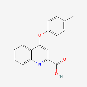 B1454337 4-(4-Methylphenoxy)quinoline-2-carboxylic acid CAS No. 1255147-14-8