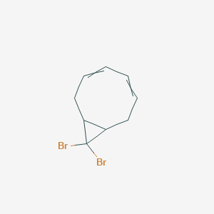 molecular formula C9H10Br2 B14543384 9,9-Dibromobicyclo[6.1.0]nona-3,5-diene CAS No. 61832-84-6