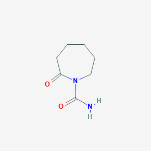 molecular formula C7H12N2O2 B14543446 2-Oxoazepane-1-carboxamide CAS No. 62353-41-7