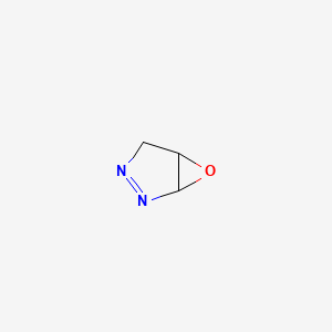 molecular formula C3H4N2O B14543464 6-Oxa-2,3-diazabicyclo[3.1.0]hex-2-ene CAS No. 62033-14-1