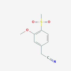 2-(4-Methanesulfonyl-3-methoxyphenyl)acetonitrile
