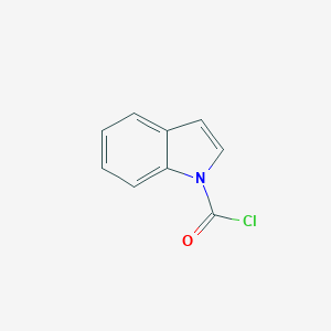 molecular formula C9H6ClNO B145437 1H-Indole-1-carbonyl chloride CAS No. 127485-48-7