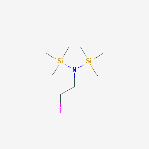 molecular formula C8H22INSi2 B14543732 N-(2-Iodoethyl)-1,1,1-trimethyl-N-(trimethylsilyl)silanamine CAS No. 61883-47-4