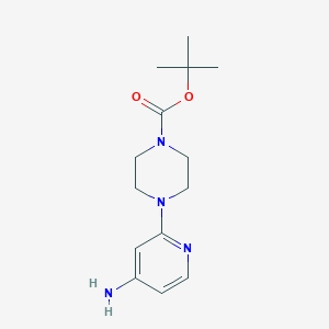 Tert-butyl 4-(4-aminopyridin-2-yl)piperazine-1-carboxylate