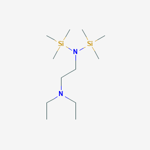 molecular formula C12H32N2Si2 B14543841 N~1~,N~1~-Diethyl-N~2~,N~2~-bis(trimethylsilyl)ethane-1,2-diamine CAS No. 61883-46-3