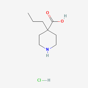 molecular formula C9H18ClNO2 B1454385 4-Propyl-4-piperidinecarboxylic acid hydrochloride CAS No. 1269376-88-6