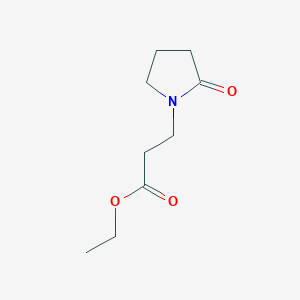 molecular formula C9H15NO3 B14543865 Ethyl 3-(2-oxopyrrolidin-1-yl)propanoate CAS No. 61930-87-8