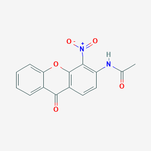 molecular formula C15H10N2O5 B14543897 N-(4-Nitro-9-oxo-9H-xanthen-3-YL)acetamide CAS No. 62100-87-2