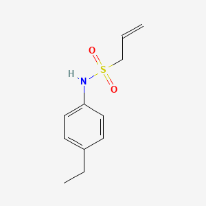 molecular formula C11H15NO2S B14543898 N-(4-Ethylphenyl)prop-2-ene-1-sulfonamide CAS No. 61981-05-3