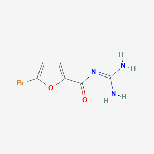 molecular formula C6H6BrN3O2 B14543902 2-(5-Bromo-2-furoyl)guanidine CAS No. 62120-08-5