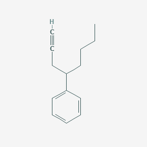 molecular formula C14H18 B14543910 (Oct-1-yn-4-yl)benzene CAS No. 61786-27-4
