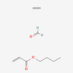 molecular formula C10H18O3 B14543921 Butyl prop-2-enoate;ethene;formaldehyde CAS No. 61843-70-7