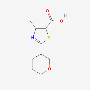 4-Methyl-2-(oxan-3-yl)-1,3-thiazole-5-carboxylic acid
