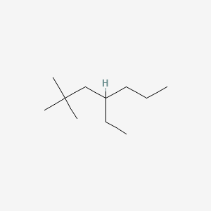 molecular formula C11H24 B14544013 4-Ethyl-2,2-dimethylheptane CAS No. 62016-46-0