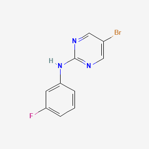 5-bromo-N-(3-fluorophenyl)pyrimidin-2-amine