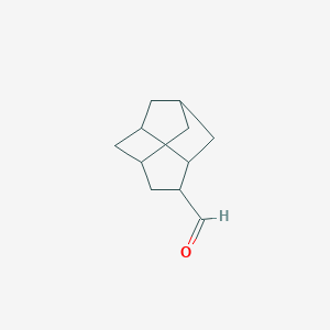 molecular formula C11H16O B14544022 Octahydro-1H-2,5-methanoindene-7-carbaldehyde CAS No. 61775-54-0