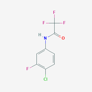 N-(4-chloro-3-fluorophenyl)-2,2,2-trifluoroacetamide