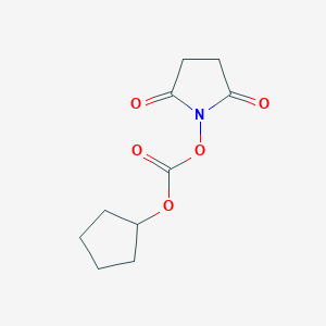 B145441 N-(Cyclopentyloxycarbonyloxy)succinimide CAS No. 128595-07-3