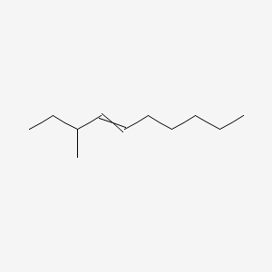 molecular formula C11H22 B14544130 3-Methyldec-4-ene CAS No. 62338-47-0