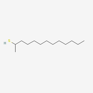 molecular formula C13H28S B14544143 Tridecane-2-thiol CAS No. 62155-03-7