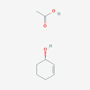 molecular formula C8H14O3 B14544168 acetic acid;(1S)-cyclohex-2-en-1-ol CAS No. 62247-41-0