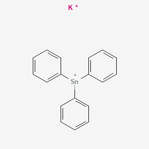 molecular formula C18H15KSn B14544194 CID 72757601 