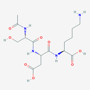 N2-(N-(N-Acetyl-L-seryl)-L-alpha-aspartyl)-L-lysine