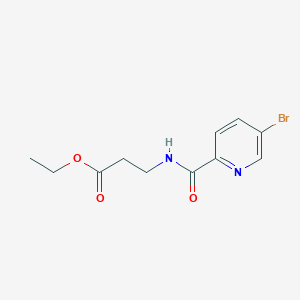 molecular formula C11H13BrN2O3 B1454423 Ethyl 3-(5-bromopicolinamido)propanoate CAS No. 1274070-41-5