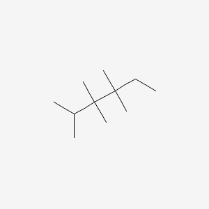 molecular formula C11H24 B14544232 2,3,3,4,4-Pentamethylhexane CAS No. 61868-89-1