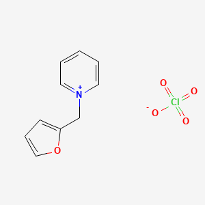 molecular formula C10H10ClNO5 B14544238 Pyridinium, 1-(2-furanylmethyl)-, perchlorate CAS No. 61777-48-8
