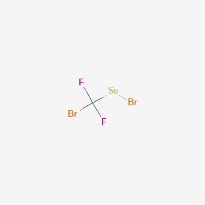 molecular formula CBr2F2Se B14544285 Bromo(difluoro)methaneselenenyl bromide CAS No. 62247-72-7