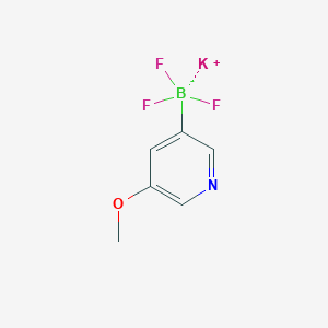 molecular formula C6H6BF3KNO B1454434 Potassium 5-methoxypyridine-3-trifluoroborate CAS No. 1451390-69-4
