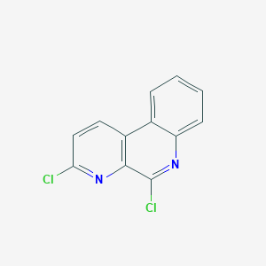 molecular formula C12H6Cl2N2 B14544355 3,5-Dichlorobenzo[f][1,7]naphthyridine CAS No. 62141-01-9